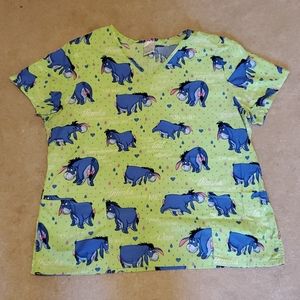 Disney scrub top